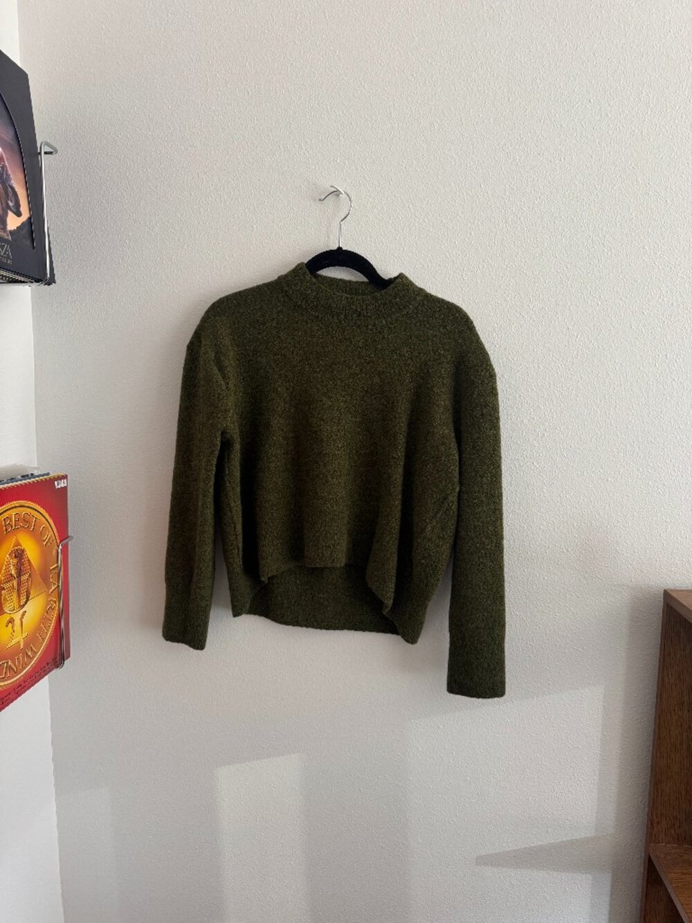 COS Green Wool Jumper